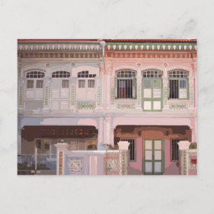 Carte postale Peranakan Shophouses