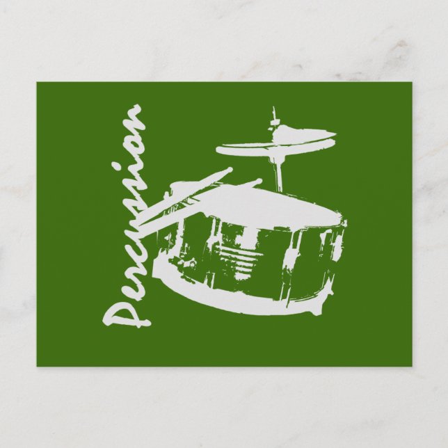 Carte Postale Percussion/Snare (Devant)