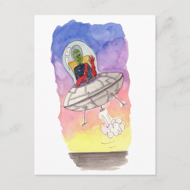 Carte Postale Perdu dans Spaaaaaaace (Devant)