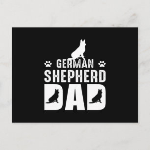 Carte Postale Père berger allemand