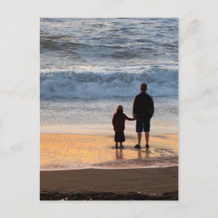 Carte Postale Père et fille