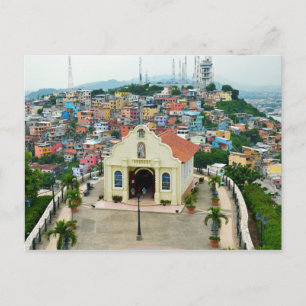 Carte Postale père Noël Ana Chapel, Guayaquil, Equateur
