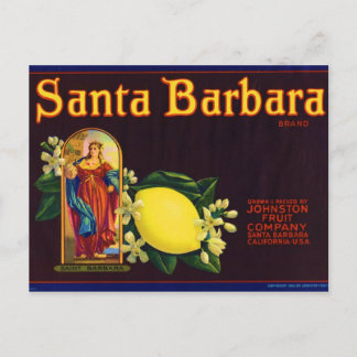 Carte Postale Père Noël Barbara