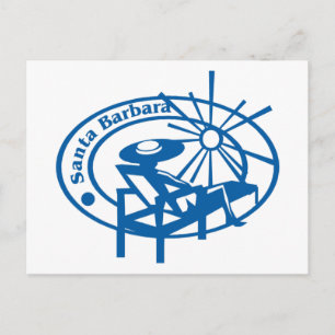 Carte Postale Père Noël Barbara