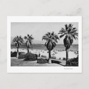Carte Postale Père Noël Barbara, CA West Beach Voir la photo