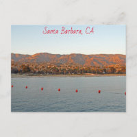Père Noël Barbara, Californie coucher de soleil mo