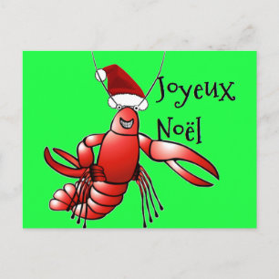 Carte Postale père Noël Crawdad (Père Noël Craws)