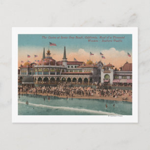 Carte Postale Père Noël Cruz, CA - Casino et Père Noël Cruz Beac