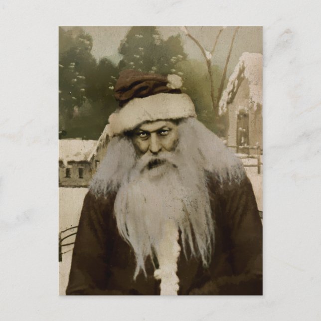 Carte postale Père Noël déplaisante (Devant)