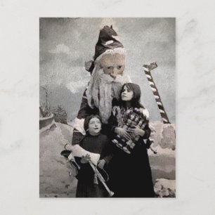 Carte postale Père Noël déplaisante