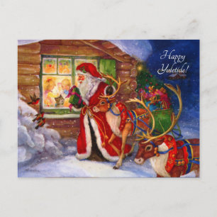 Carte Postale Père Noël du vieux monde