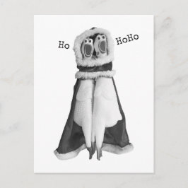 Carte postale Père Noël en caoutchouc