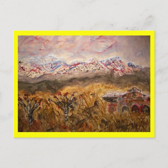 Carte Postale Père Noël Fe paix sur terre (Devant)