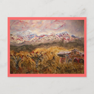 Carte Postale Père Noël Fe paix sur terre