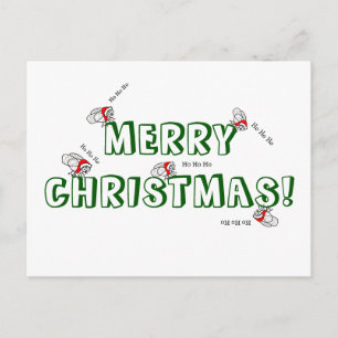 Carte postale Père Noël Fly Christmas