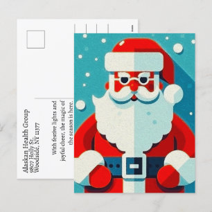 Carte postale Père Noël Holiday