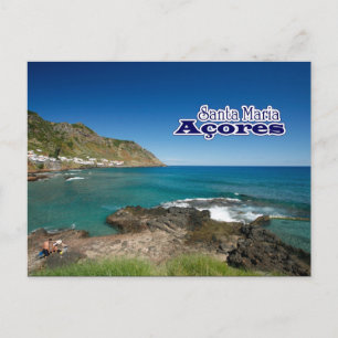 Carte Postale père Noël Maria - Açores