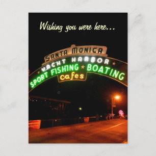 Carte Postale Père Noël Monica Pier