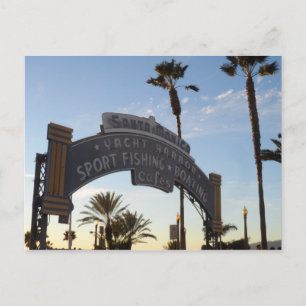 Carte Postale Père Noël Monica Pier