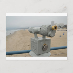 Carte Postale père Noël Monica Pier