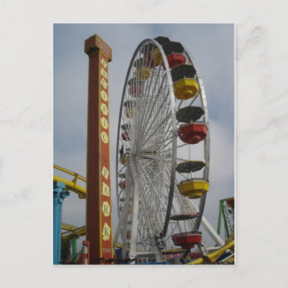 Carte Postale Père Noël Monica Pier ferris wheel 2009