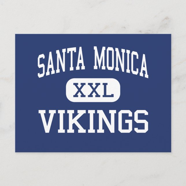 Carte Postale père Noël Monica - Vikings - High - Père Noël Moni (Devant)