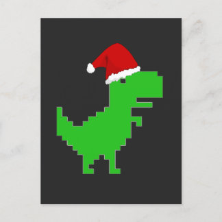 Carte Postale père Noël trex