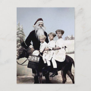 Carte postale Père Noël vintage