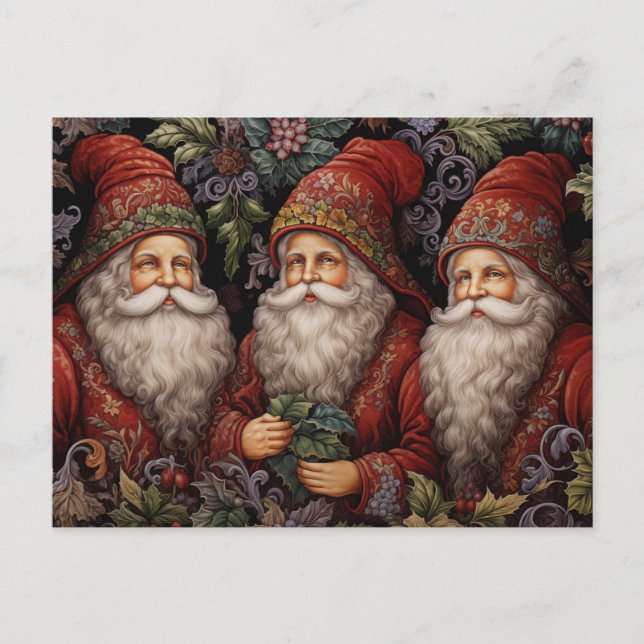 Carte Postale Père vintage Noël (Devant)