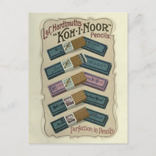 Carte Postale Perfection dans les crayons Koh-I-Noor