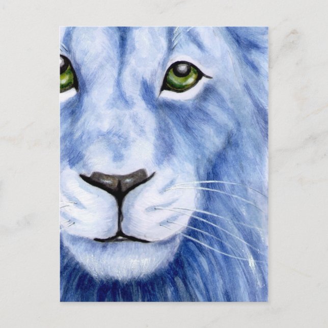 Carte Postale Péridot - Lion (Devant)