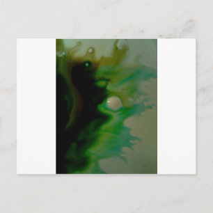 Carte Postale Perle verte