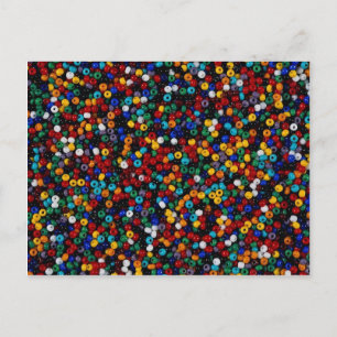 Carte Postale Perles colorées pour les oeuvres décoratives