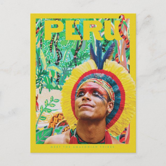 Carte Postale Pérou Amazon Rainforest (Devant)