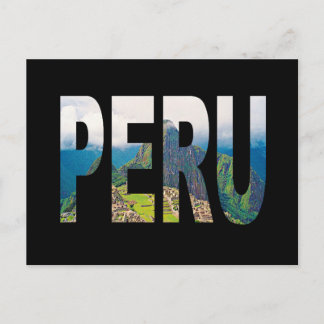 Carte Postale pérou Machu Picchu