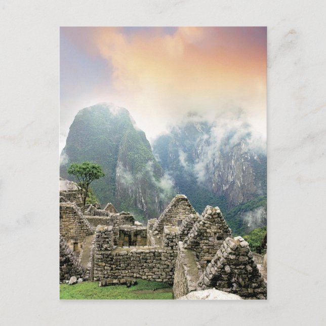 Carte Postale Pérou, Machu Picchu, ancienne ville perdue de (Devant)