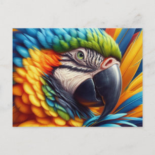 Carte Postale Perroquet Ara Amateur des Oiseaux