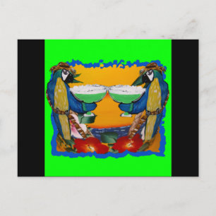 Carte Postale Perroquets de fête