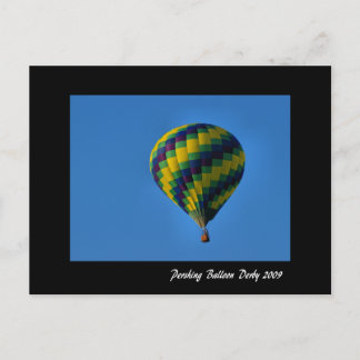 Carte Postale Pershing Balloon Derby 2009