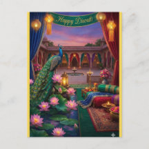 Personalized Diwali Festival Postcard