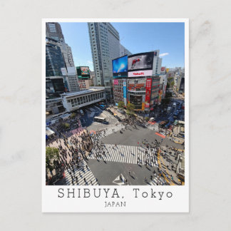 Carte Postale Personalized, Greetings from TOKYO Shibuya, Japan