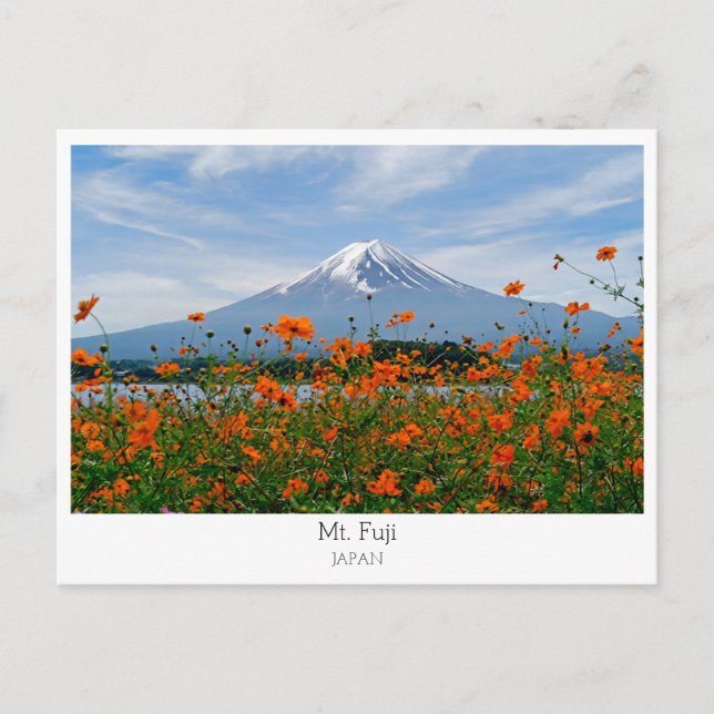 Carte Postale Personalized, Mount Fuji, Japan (Devant)