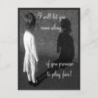 Carte postale personnalisable Fair Play