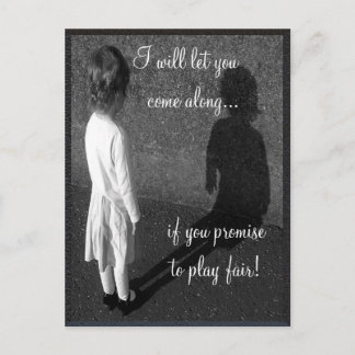 Carte postale personnalisable Fair Play
