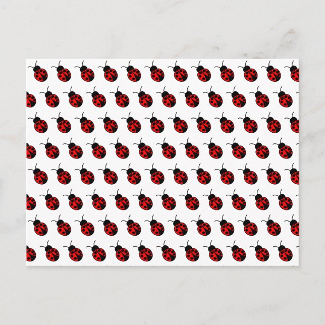 Carte postale personnalisable Ladybugs (Devant)