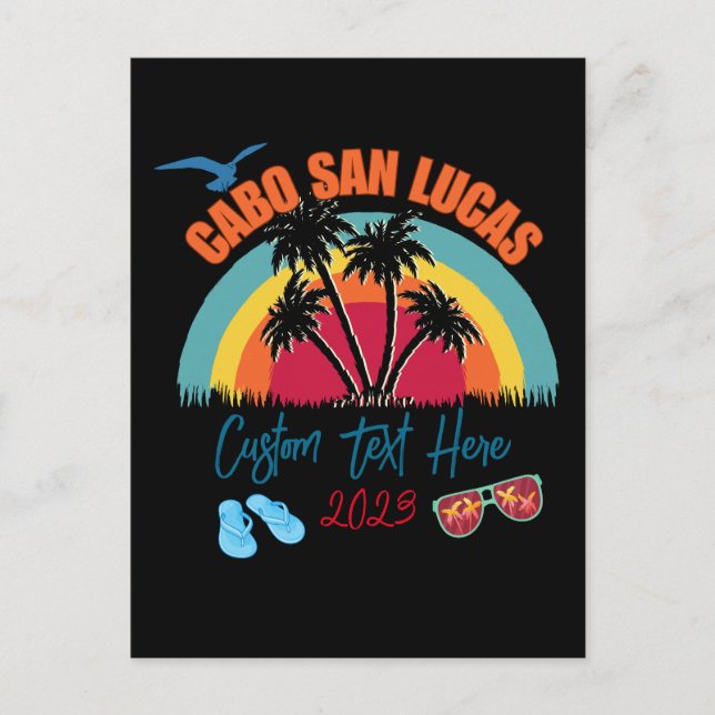 Carte Postale Personnalisation de vos vacances à Cabo San Lucas  (Devant)