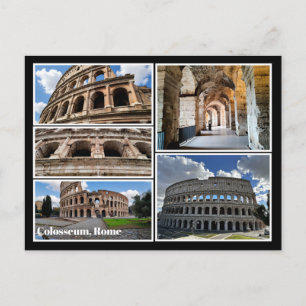 Carte Postale Personnalisé, Colisée, Rome, Italie