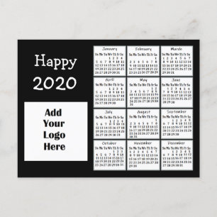 Carte Postale Personnalisé Happy 2020 Nouvel An Personnalisé