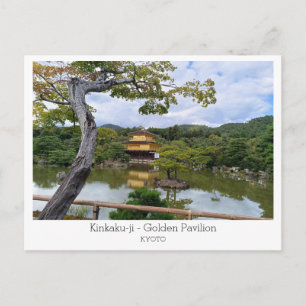 Carte Postale Personnalisé, Kinkaku-ji- Pavillon d'Or, Japon