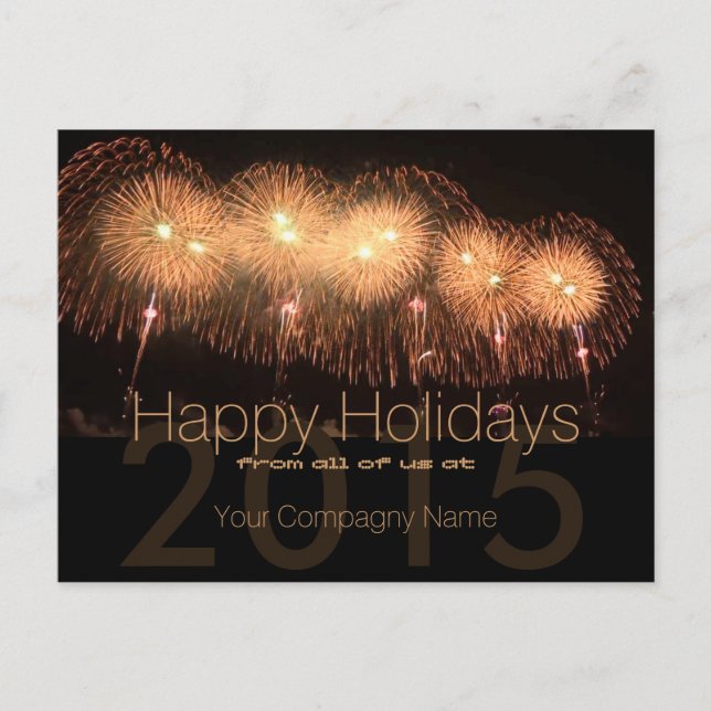 Carte postale personnalisée 2024 pour entreprise 5 (Devant)